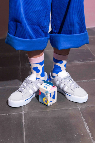 Eat My Socks Blue Milk 5-10 Yaş Çocuk Çorap