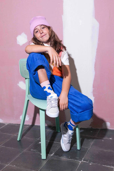 Eat My Socks Blue Milk 5-10 Yaş Çocuk Çorap