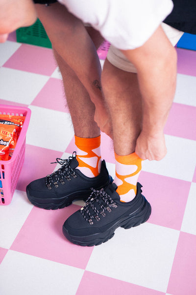 Eat My Socks Crunchy Nachos Turuncu Yetişkin Çorap