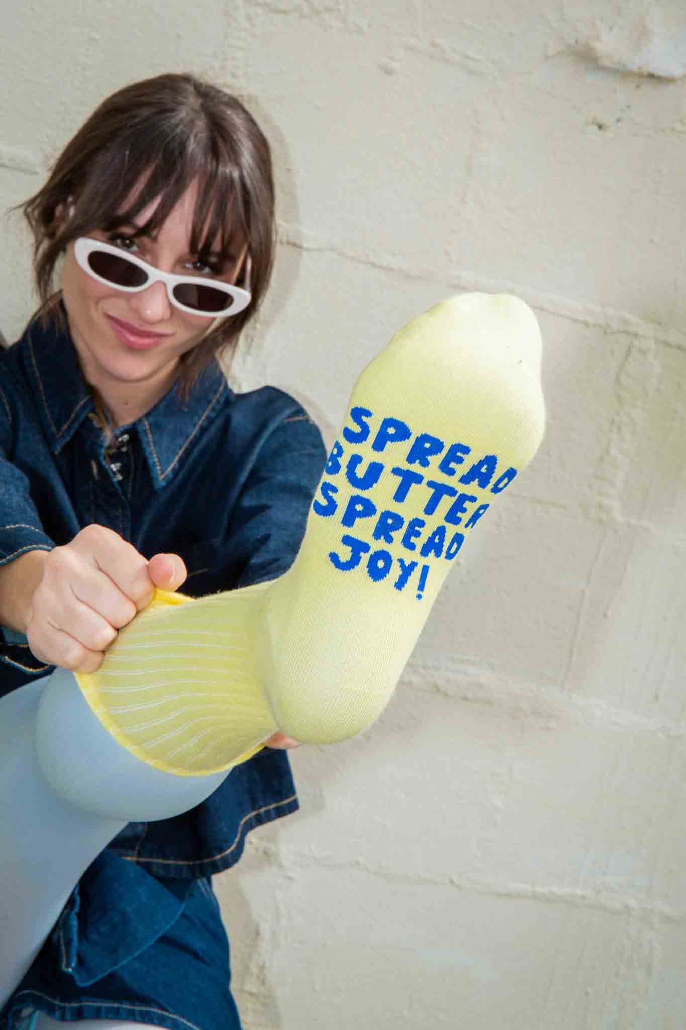 Eat My Socks Butter Yetişkin Çorap