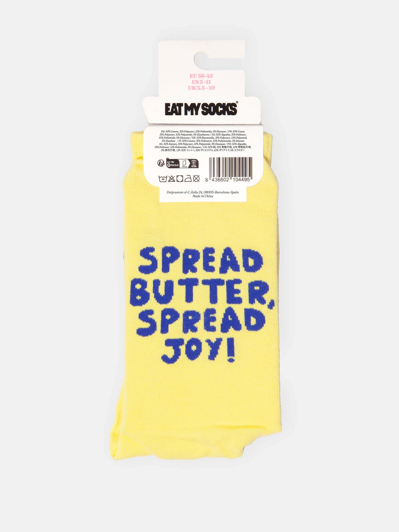 Eat My Socks Butter Yetişkin Çorap