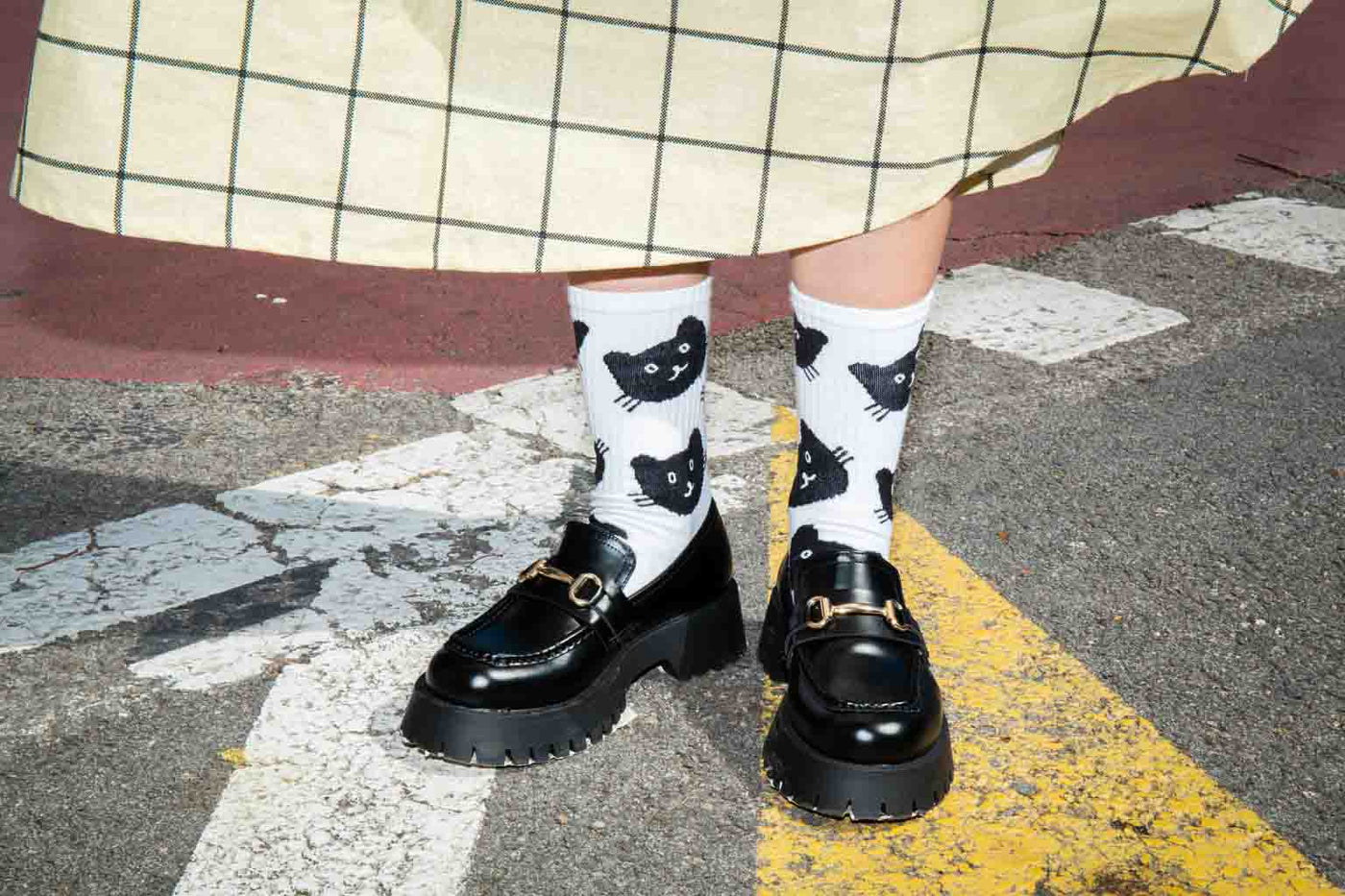 Eat My Socks Cat Yetişkin Çorap