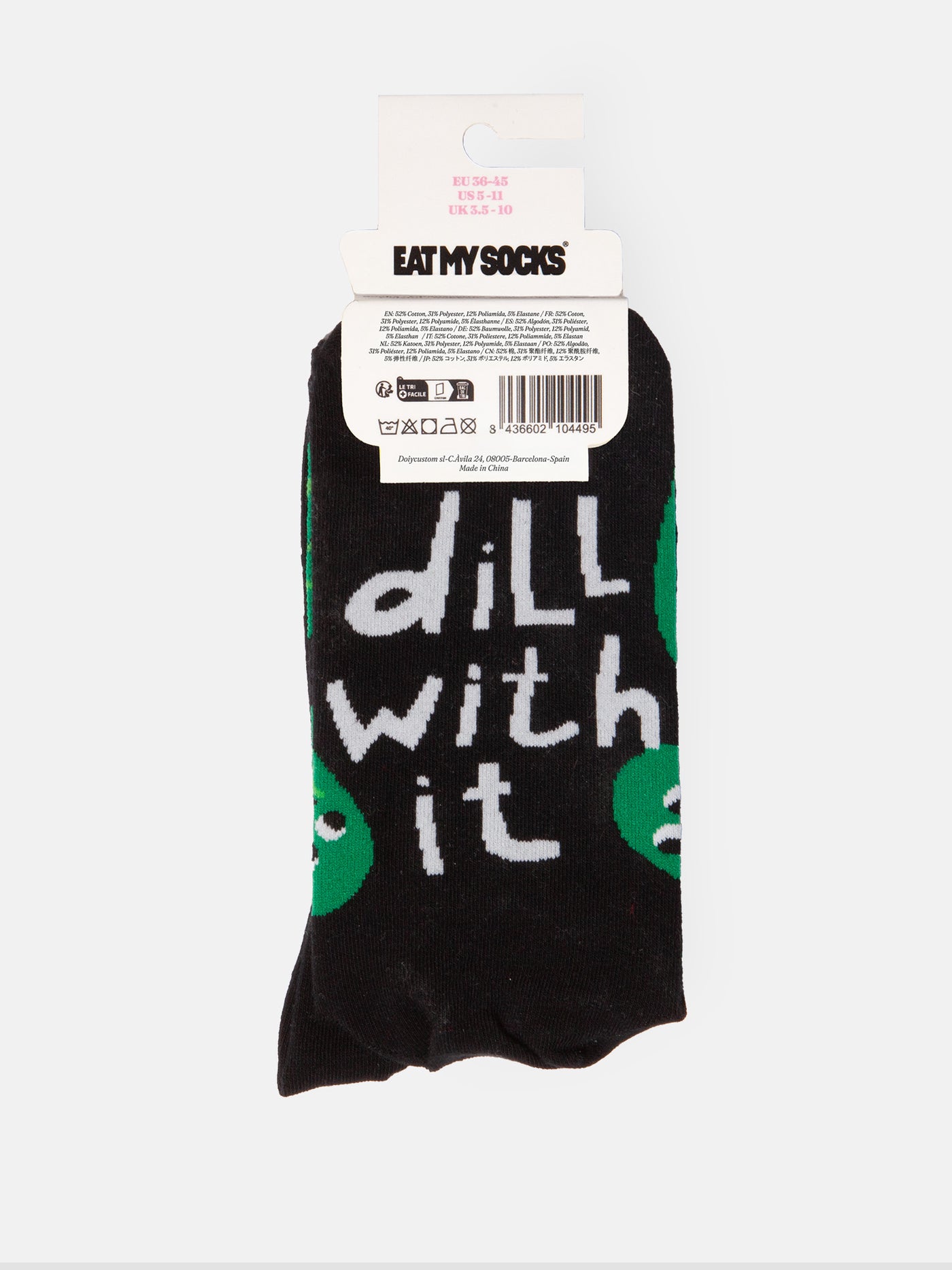 Eat My Socks Pickles Yetişkin Çorap