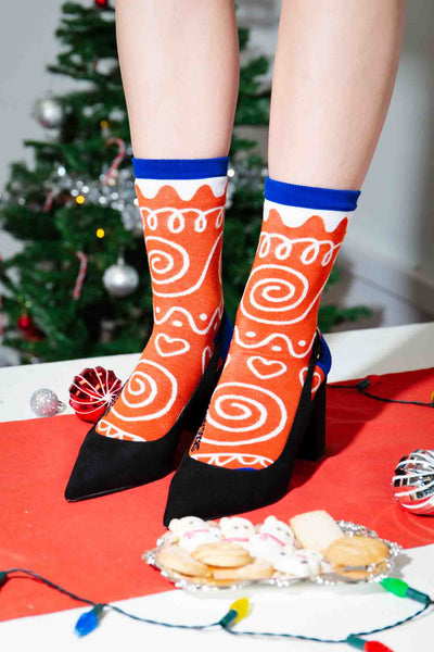 Eat My Socks Xmas Cookie Yetişkin Çorap