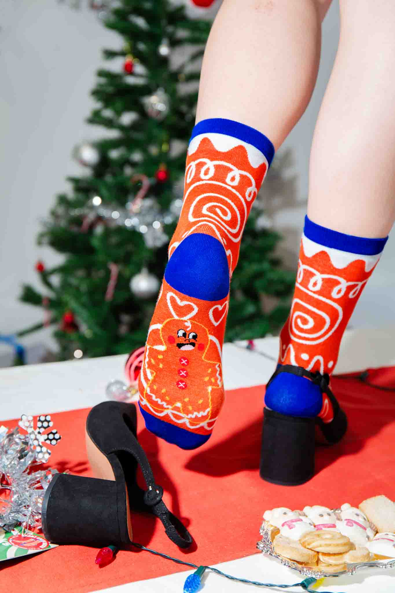 Eat My Socks Xmas Cookie Yetişkin Çorap