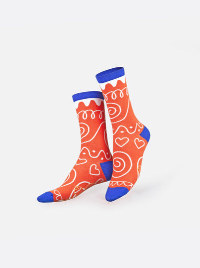 Eat My Socks Xmas Cookie Yetişkin Çorap