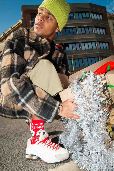 Eat My Socks Xmas Santa Yetişkin Çorap