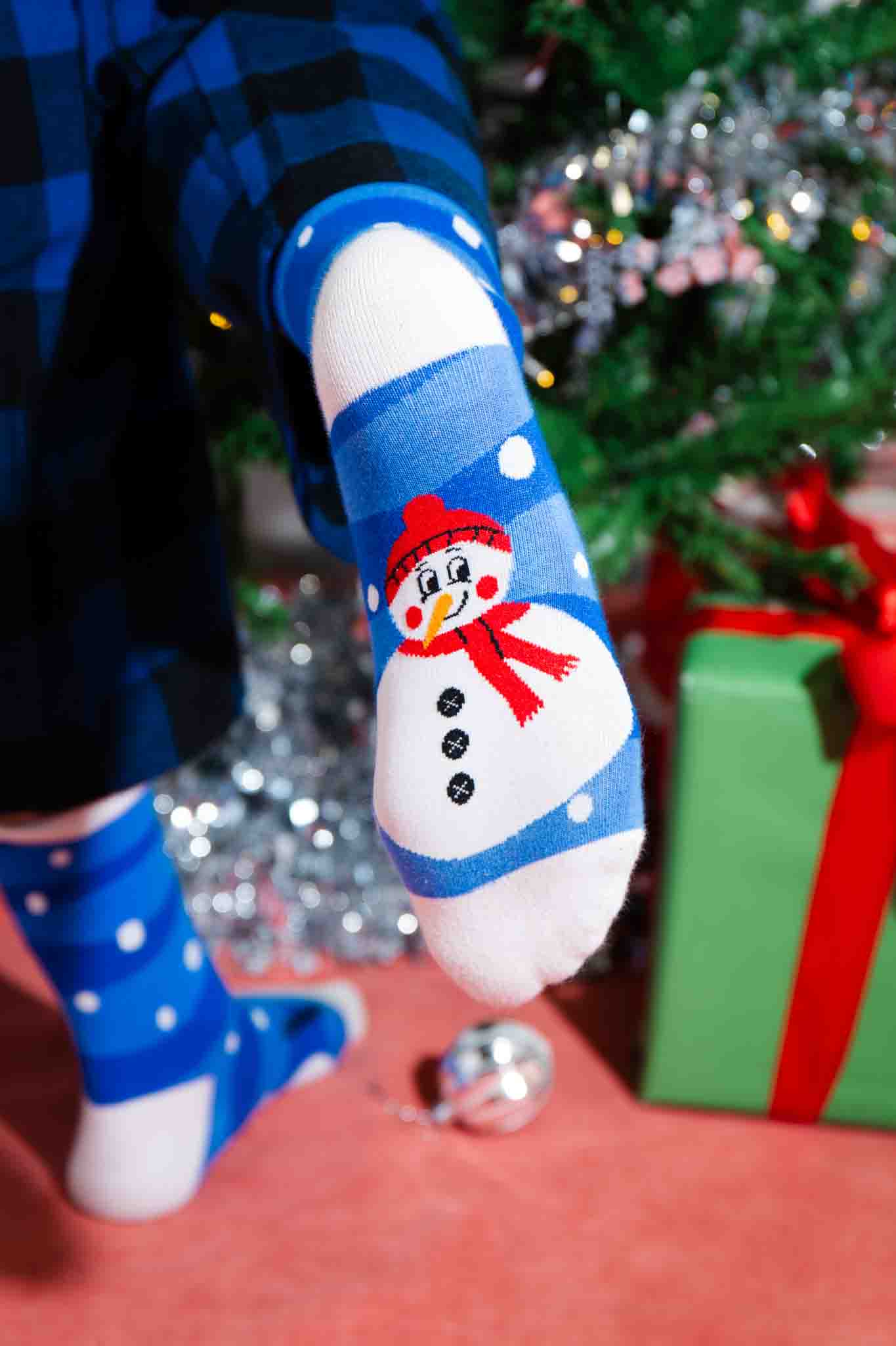 Eat My Socks Xmas Snowman Yetişkin Çorap
