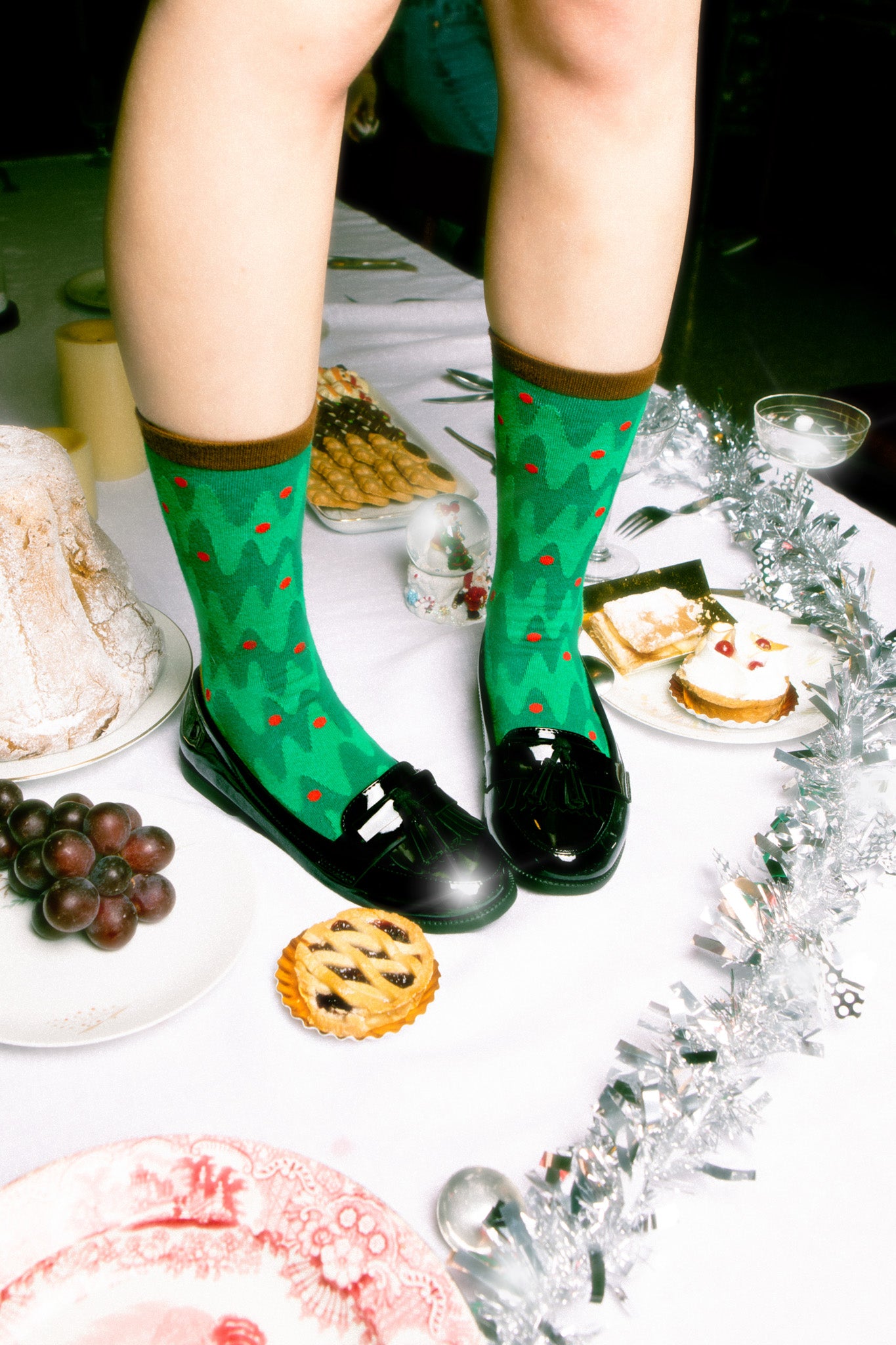 Eat My Socks Xmas Tree Yetişkin Çorap