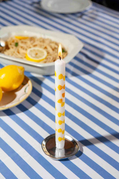 DOIY Dolce Vita Fiyonk Makarna 2li Şamdan Mumu
