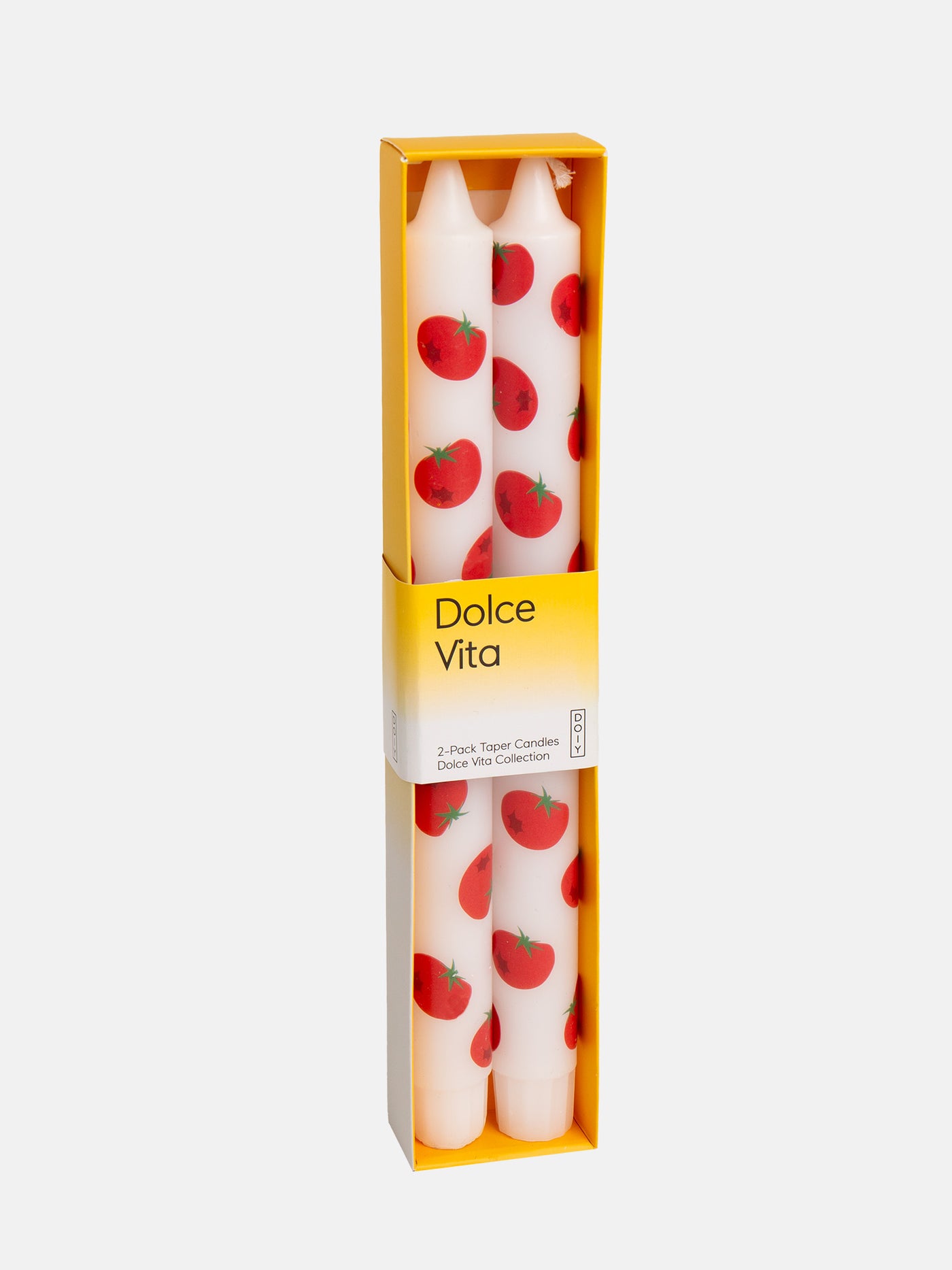 DOIY Dolce Vita Domates 2li Şamdan Mumu