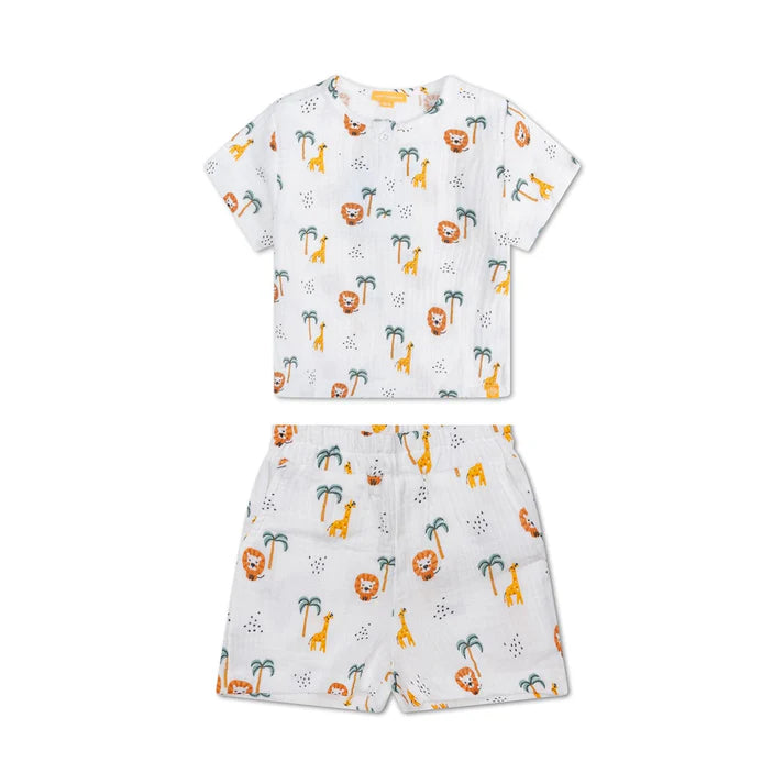 Swim Essentials Jungle Tişört Şort Set 1-2 Yaş