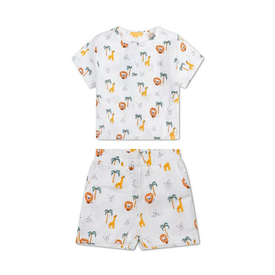Swim Essentials Jungle Tişört Şort Set 4-6 Yaş