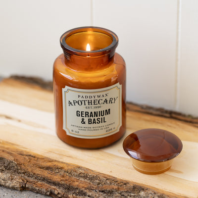 Paddywax Apothecary Geranium&Basil Cam Mum