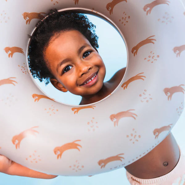 Swim Essentials Brown Leopard Yüzme Simidi 55cm
