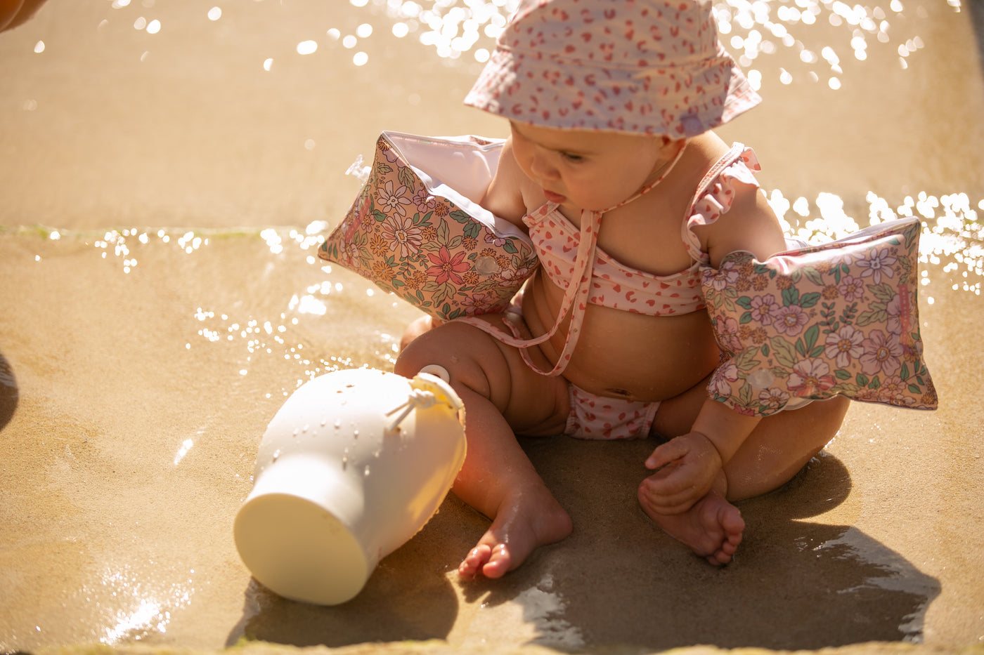 Swim Essentials Pink Blossom Şişme Yüzme Kolluğu 0-2 Yaş