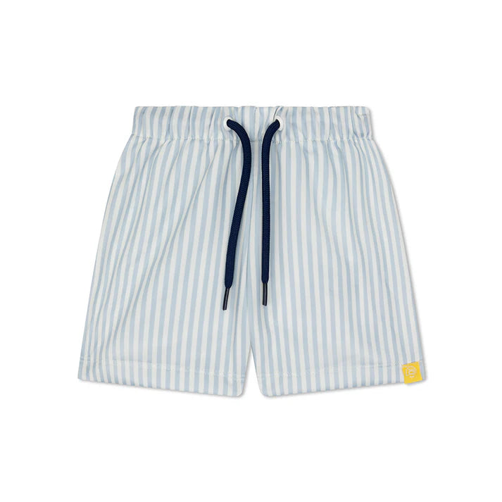 Swim Essentials Blue Stripes Dar Kesim Deniz Şortu 2-4 Yaş