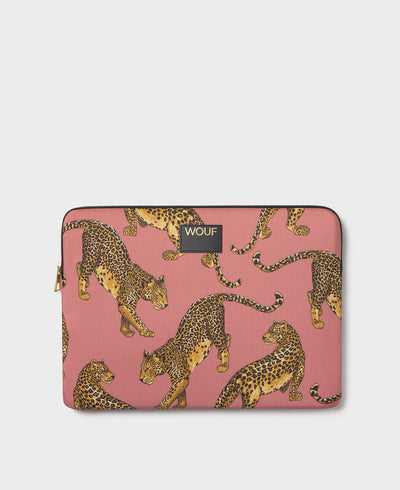 Wouf Blush Leopard - Laptop Kılıfı 15" & 16"