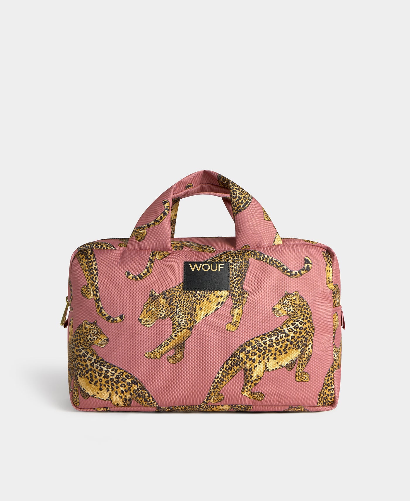 Wouf Blush Leopard - Büyük Makyaj Çantası