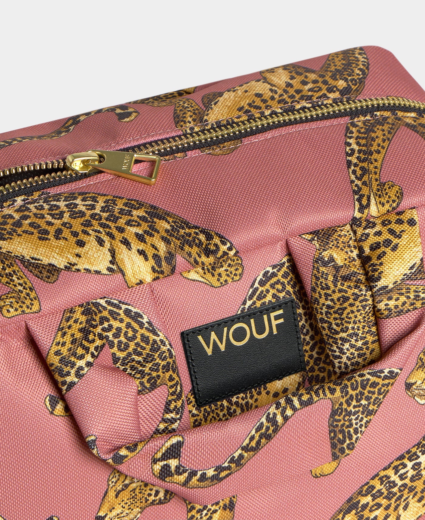 Wouf Blush Leopard - Büyük Makyaj Çantası