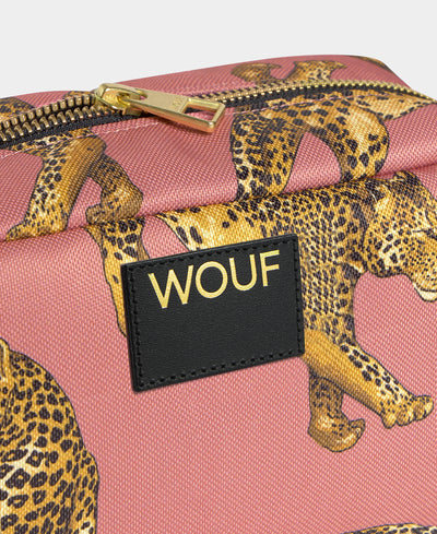 Wouf Blush Leopard - Makyaj Çantası