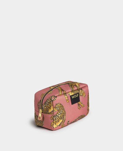 Wouf Blush Leopard - Makyaj Çantası