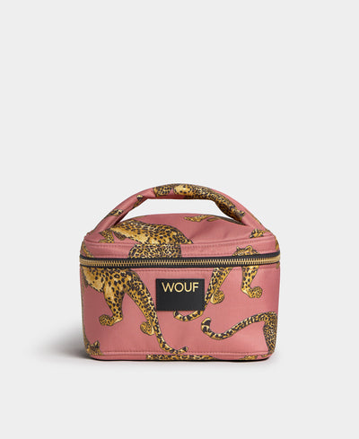Wouf Blush Leopard - Makyaj Çantası