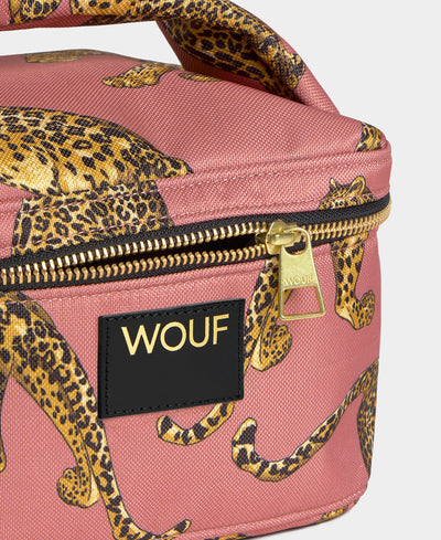 Wouf Blush Leopard - Makyaj Çantası