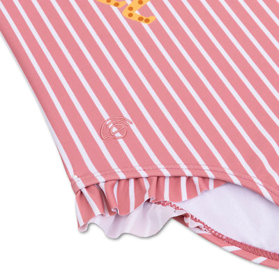 Swim Essentials Leopard Striped UV Korumalı Mayo 8/10 Yaş