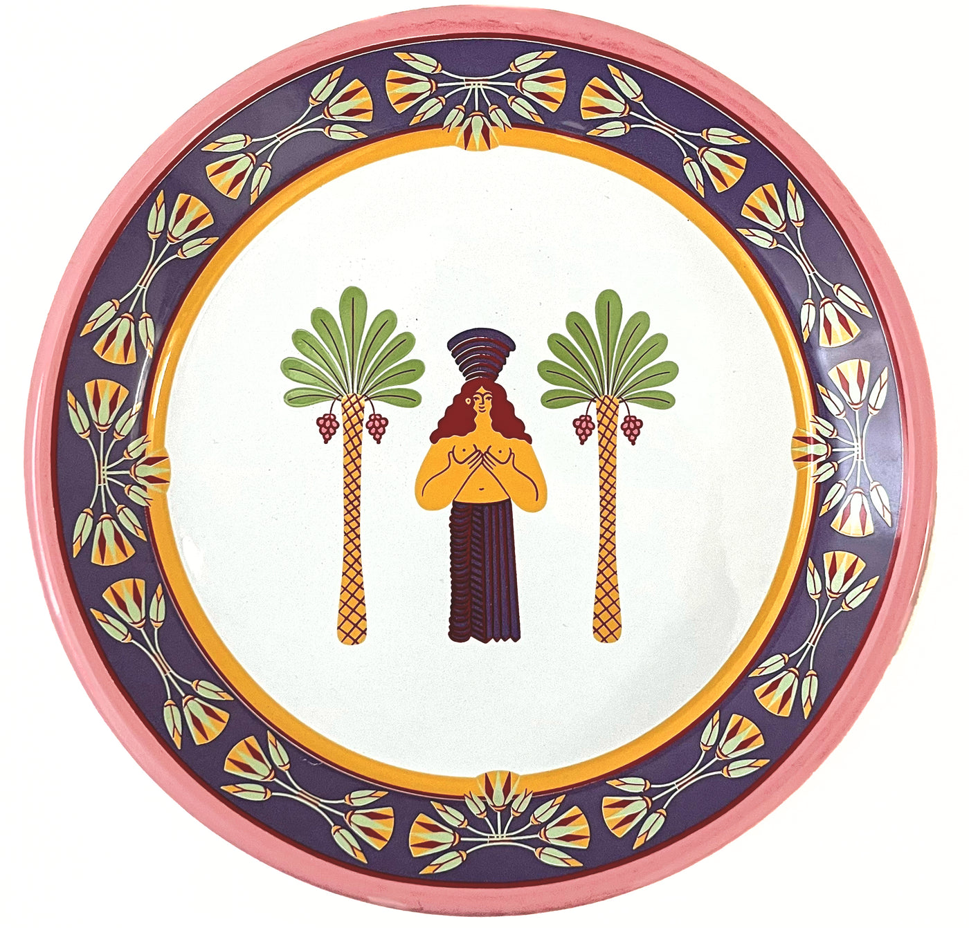Kapka - Cosmogenesis Inanna Pembe Yemek Tabağı