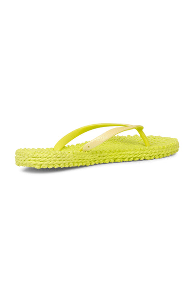 Ilse Jacobsen Lime Cheerful01 - Sarı Simli Parmak Arası Terlik