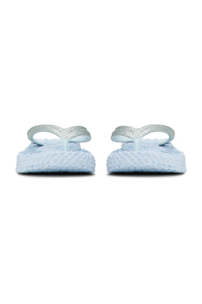 Ilse Jacobsen Blue Bell Cheerful13 - Mavi Platformlu Parmak Arası Terlik