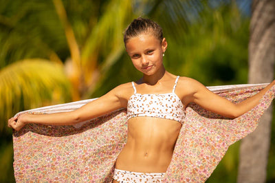 Swim Essentials Leopard Kaki UV Korumalı Bikini 2-4 Yaş