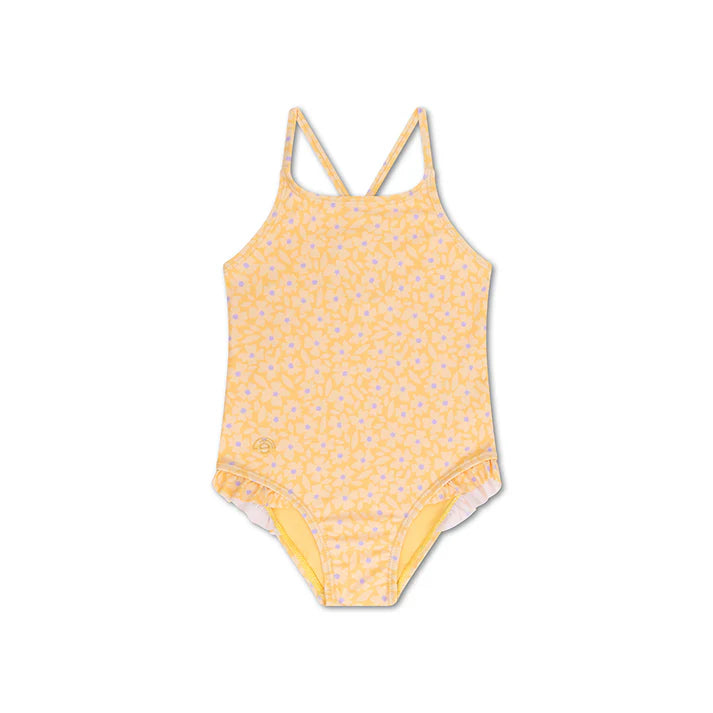 Swim Essentials Florish Yellow UV Korumalı Mayo 1/2 Yaş