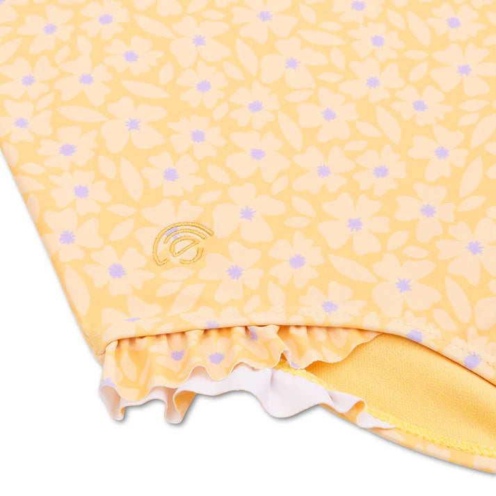 Swim Essentials Florish Yellow UV Korumalı Mayo 1/2 Yaş