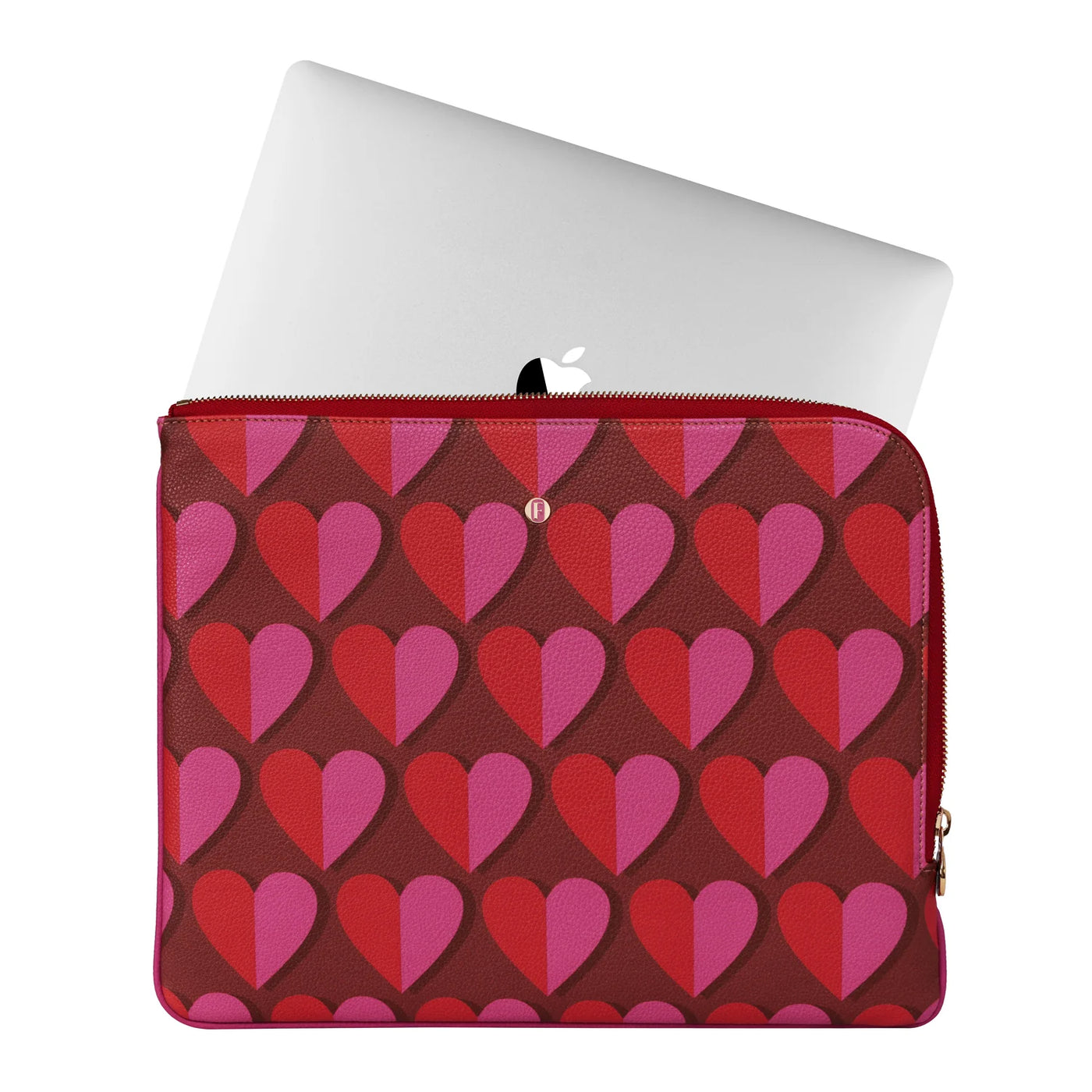 Fonfique - Brera Laptop Kılıfı Retro Kalpler