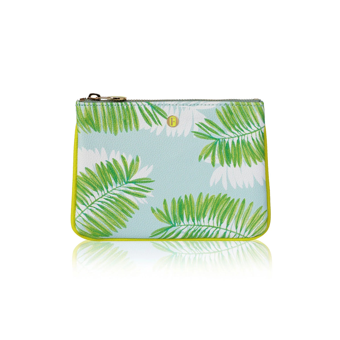 FONFIQUE - Lilium Poşet Çanta Yeşil Palmiyeler