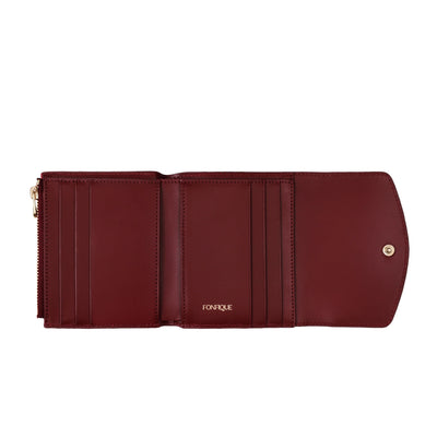 Fonfique - Olivia Mini Cüzdan Dream Bandana Bordo