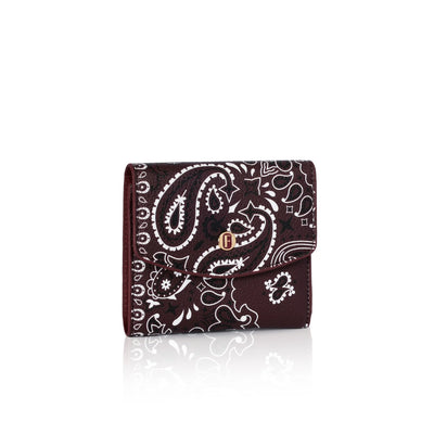 Fonfique - Olivia Mini Cüzdan Dream Bandana Bordo