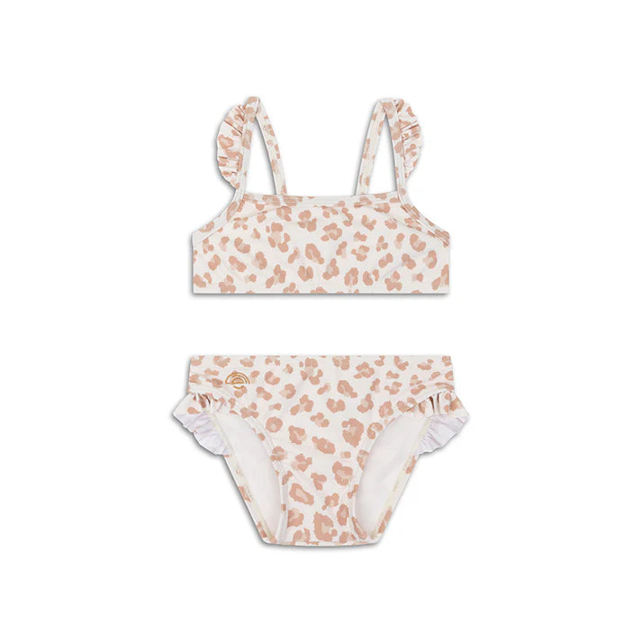 Swim Essentials Leopard Beige UV Korumalı Bikini 1/2 Yaş