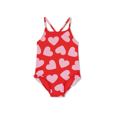 Swim Essentials Hearts UV Korumalı Kalp Desenli Mayo 86/92 Cm