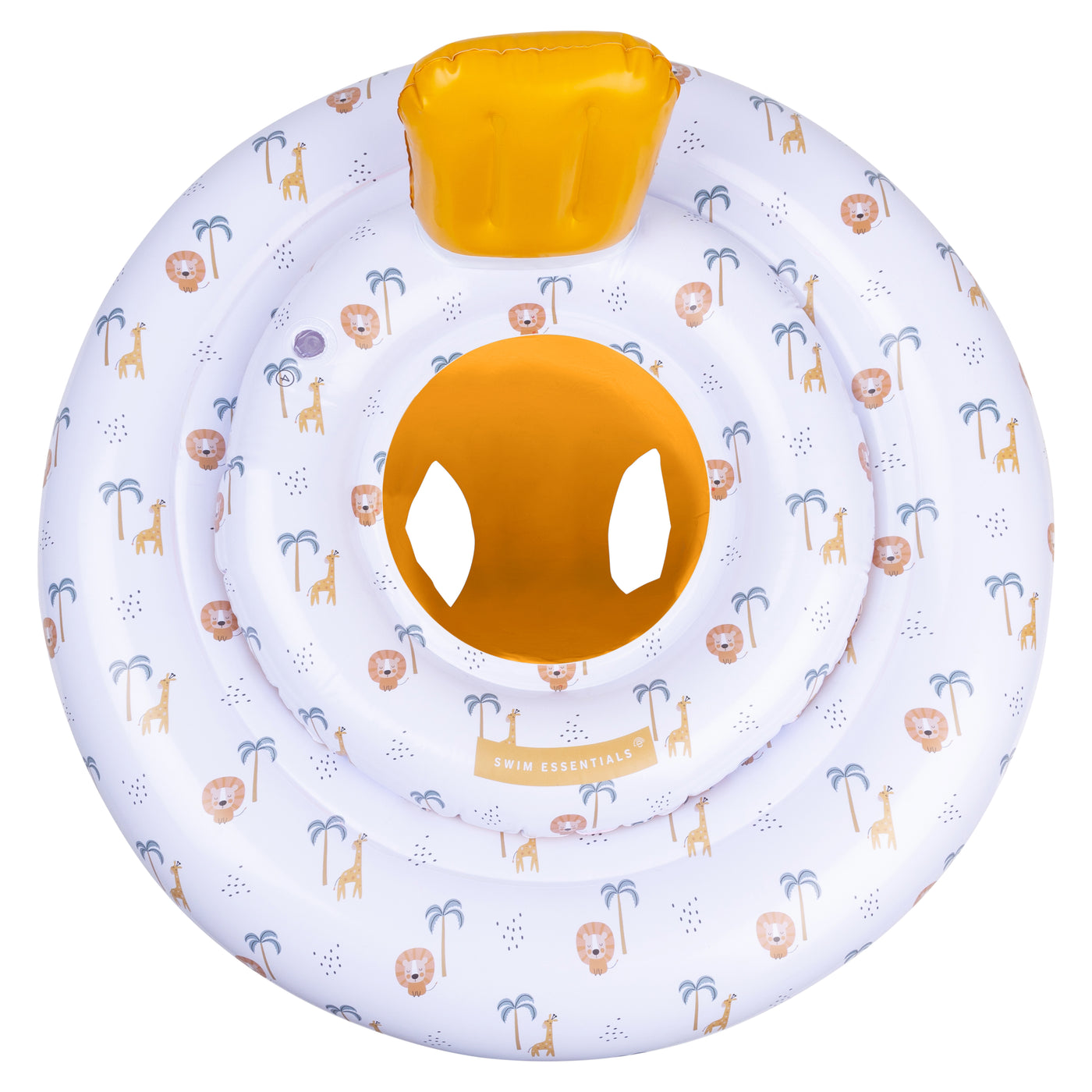 Swim Essentials Jungle Bebek Sırt Destekli Yüzme Simidi 0-1 Yaş
