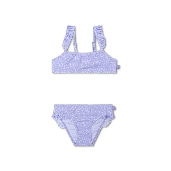 Swim Essentials Leopard Lila UV Korumalı Bikini 6-8 Yaş