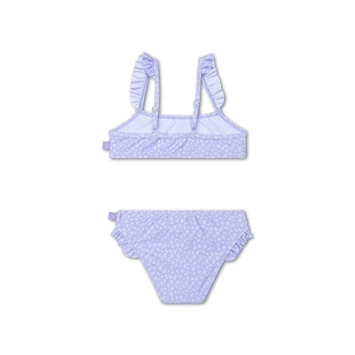 Swim Essentials Leopard Lila UV Korumalı Bikini 6-8 Yaş