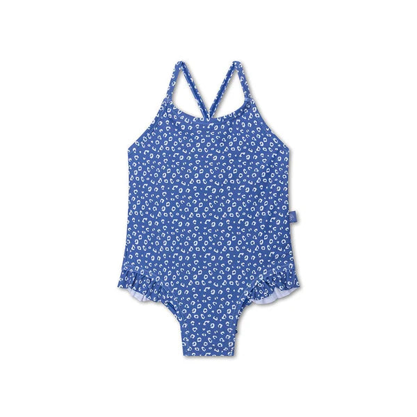 Swim Essentials Leopard Blue UV Korumalı Mayo 0-6 Ay