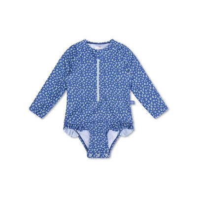 Swim Essentials Leopard Blue UV Korumalı Uzun Kollu Mayo 4-6 Yaş
