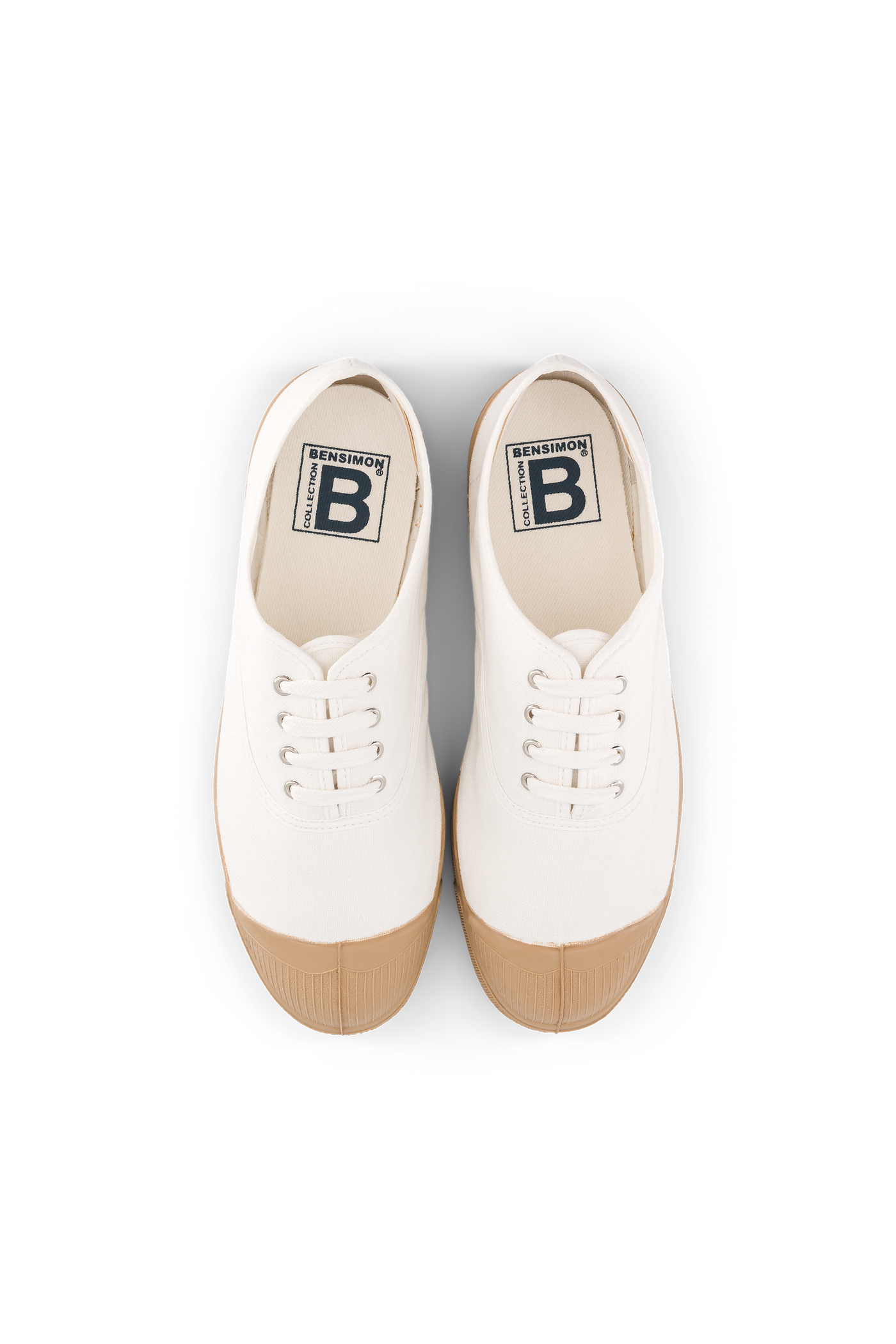 Bensimon Lacet Femme Colorsole Blanc - Beyaz Kadın Ayakkabısı
