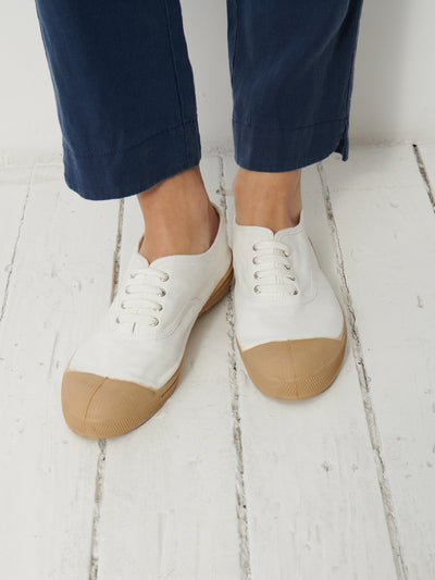 Bensimon Lacet Femme Colorsole Blanc - Beyaz Kadın Ayakkabısı