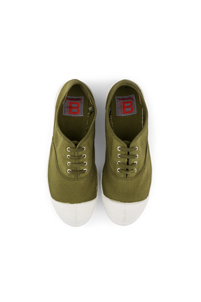 Bensimon Lacet Femme Coloris De Saison Olive - Yeşil Kadın Ayakkabısı
