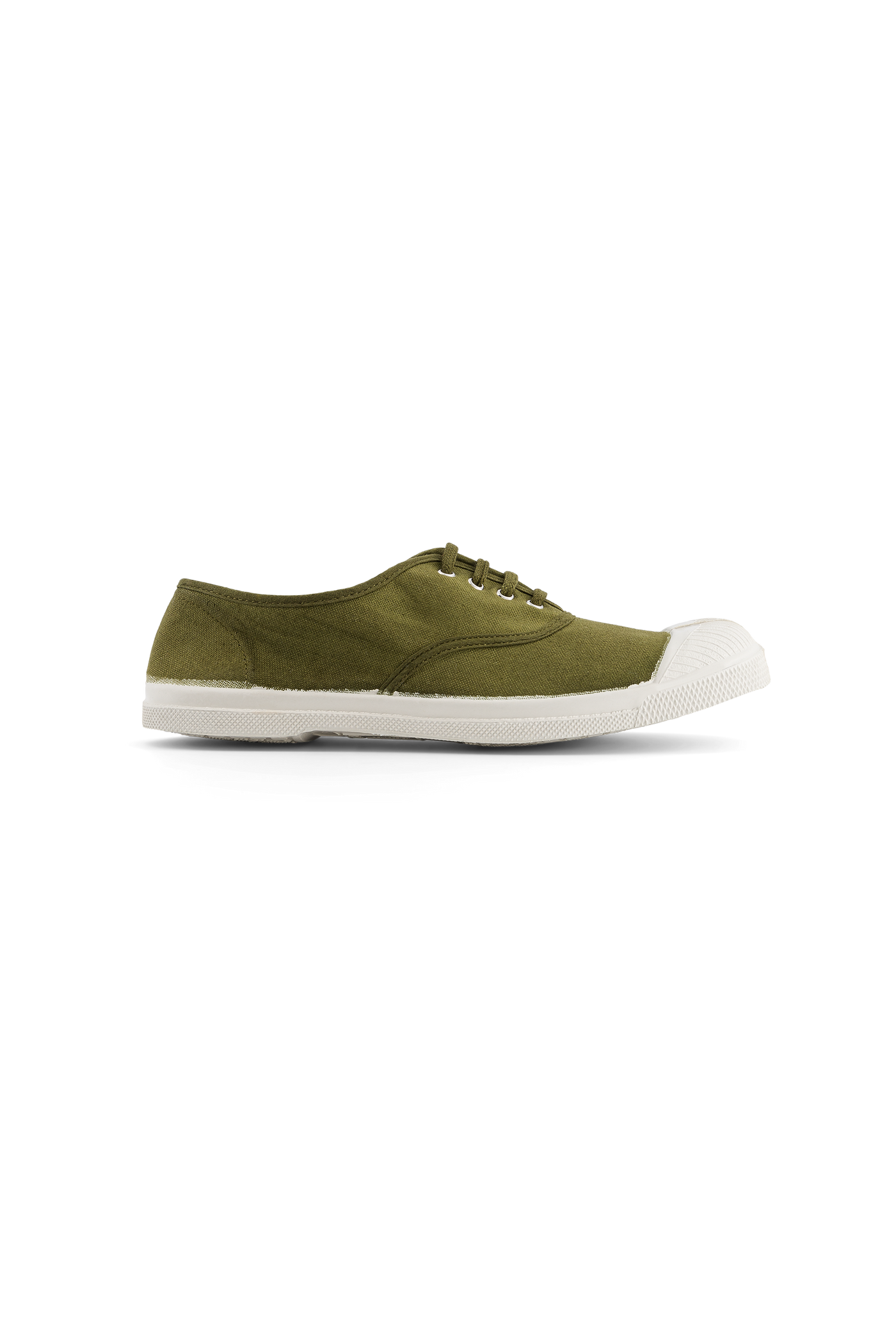 Bensimon Lacet Femme Coloris De Saison Olive - Yeşil Kadın Ayakkabısı